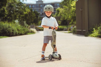 SCOOTANDRIDE Kask S-M dla dzieci 3+ Olive