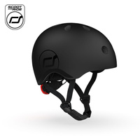 SCOOTANDRIDE Zestaw Kask i Ochraniacze Black S-M dla dzieci 3 lata+