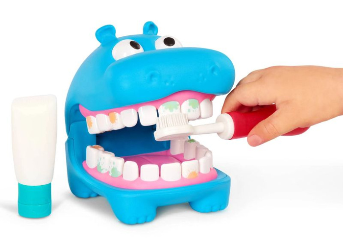 Interaktywny zestaw do nauki higieny jamy ustnej 15 elementów Hippodontist Battat 