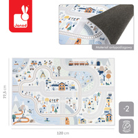 Mata dla dzieci do zabawy z drogą Biała Dolina Cross Roads Janod