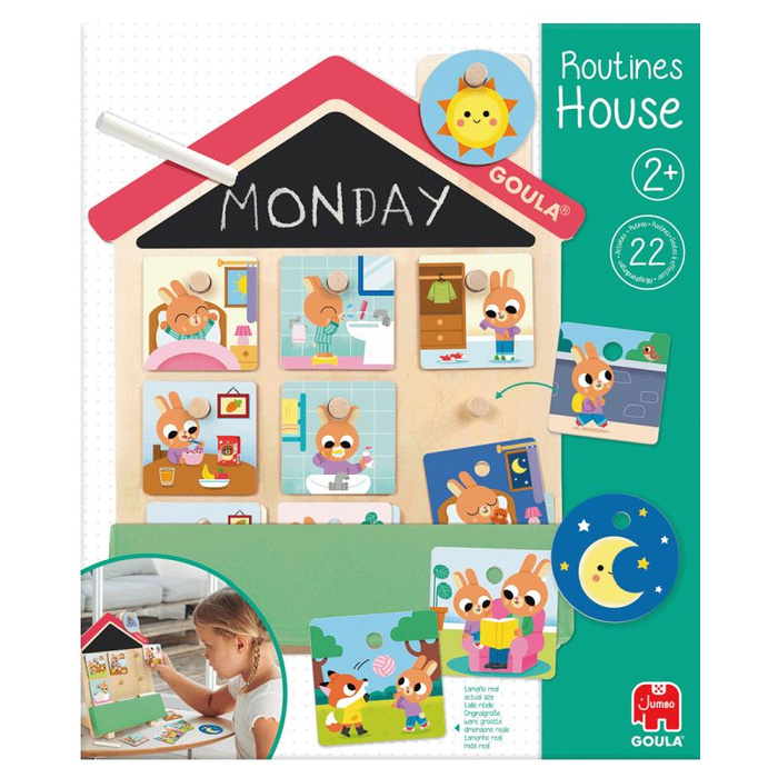 Edukacyjny zestaw do planowania dnia Routines House Goula