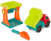 Zestaw do przesiewania piasku dla dzieci ciężarówka B.Toys – akcesoria do zabaw outdoorowych