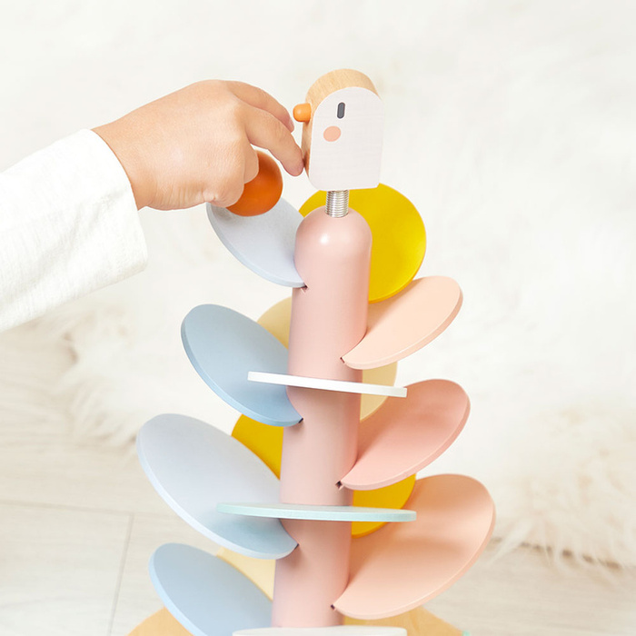Drewniany kulodrom Ptaszek Sweet Cocoon Janod
