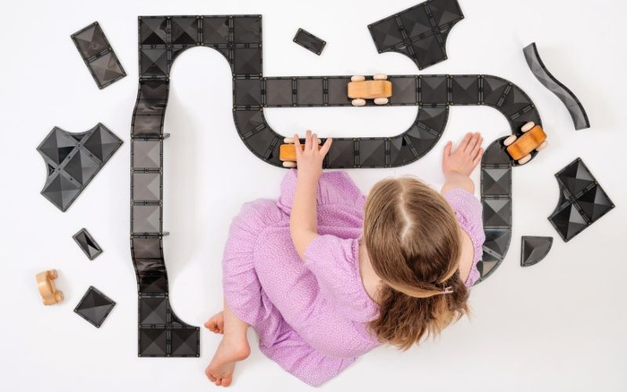 Klocki magnetyczne dla dzieci Creative Roads Pack 48 el Connetix 