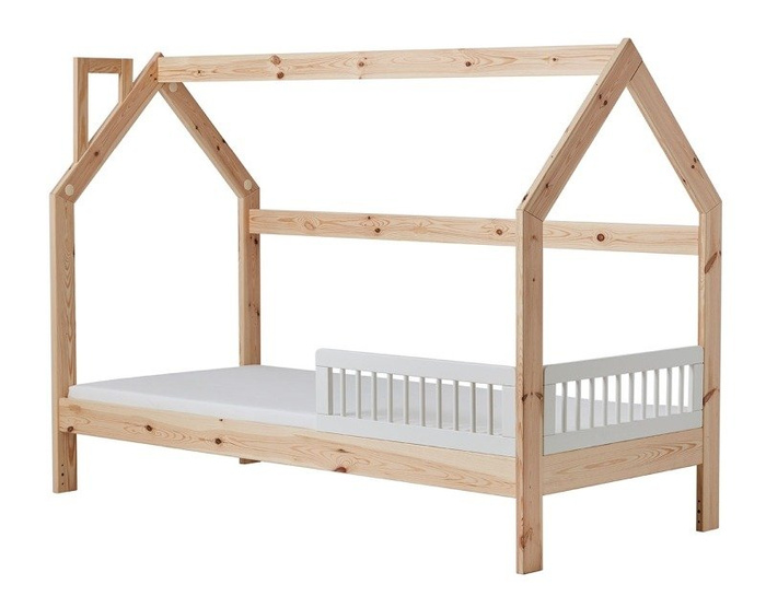 Pinio Łóżka Domki Barierka Classic 2 sztuki 200x90 naturalna