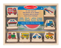 Mój pierwszy drewniany zestaw pieczątek Pojazdy Melissa and Doug 12391-MD 