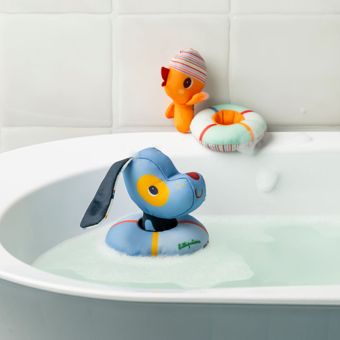 Lilliputiens Zestaw dwóch przytulanek do kąpieli Piesek Jules i Kaczorek Gaspard