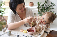 Beaba Silikonowa miseczka z przyssawką pink