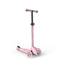 SCOOTANDRIDE Highwaykick 3S Hulajnoga z systemem sterowania 2w1 i kółkami LED składana 3+ Rose