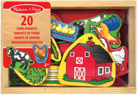 Drewniane magnesy Na farmie Melissa & Doug 