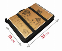 Teczka z akcesoriami plastycznymi i szkicownikiem Buki