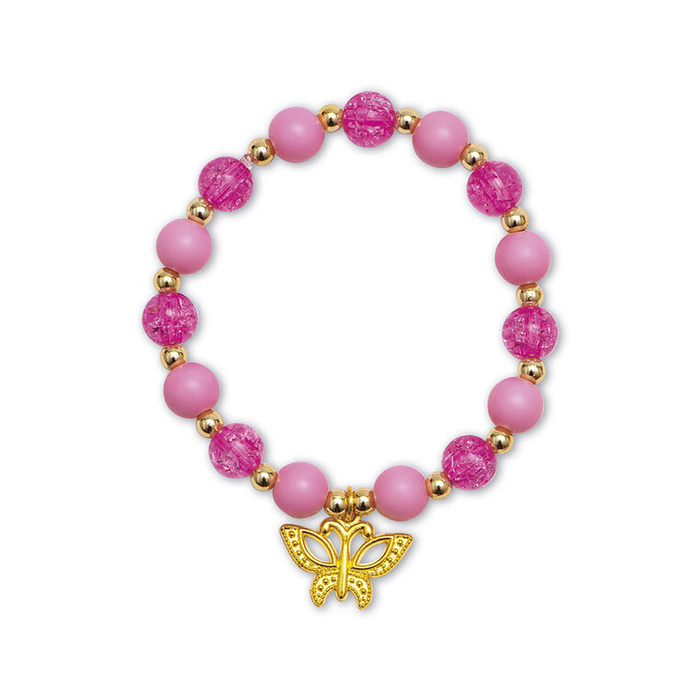 Zestaw kreatywny dla dzieci do tworzenia biżuterii z motylami wróżkiJanod