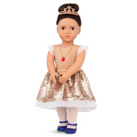 Lalka Amora 46cm z dodatkowymi ubrankami i akcesoriami Elegancki zestaw prezentowy Our Generation 