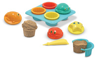 Foremki na plażę do piaskownicy formowanie babki muffinki Melissa and Doug