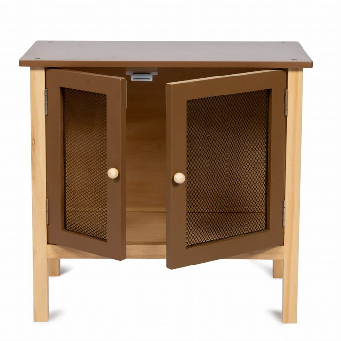 Domek drewniany z akcesoriami dla pluszowych króliczków Astrup