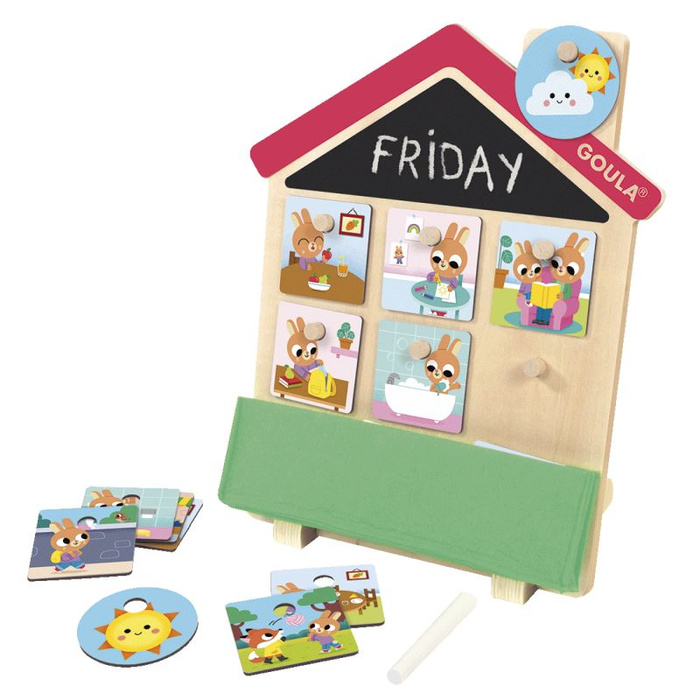 Edukacyjny zestaw do planowania dnia Routines House Goula