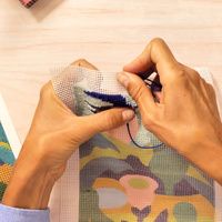 Djeco Zestaw artystyczny dla dorosłych Atelier 65 Haft gobelinowy