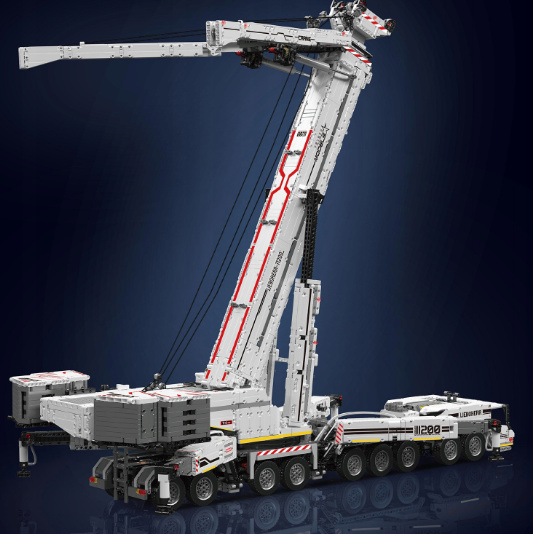 MOULD KING zdalnie sterowany model dźwigu Liebherr LTM 11200 Klocki 8506 elementów
