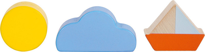 Drewniana kostka edukacyjna motoryczna Ocean Small Foot