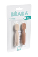 Łyżeczki-gryzaki dla niemowląt zestaw 2 szt praline/clay Beaba