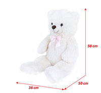 Duży miś pluszowy Lily 78 cm biały Rappa maskotki