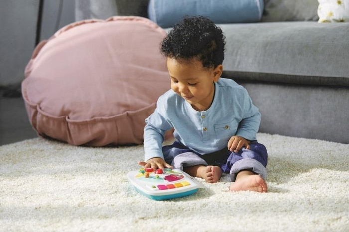 Tiny Love regulowany Jeździk dla dzieci 5w1 niebieski Pchacz z interaktywnym panelem do zabawy