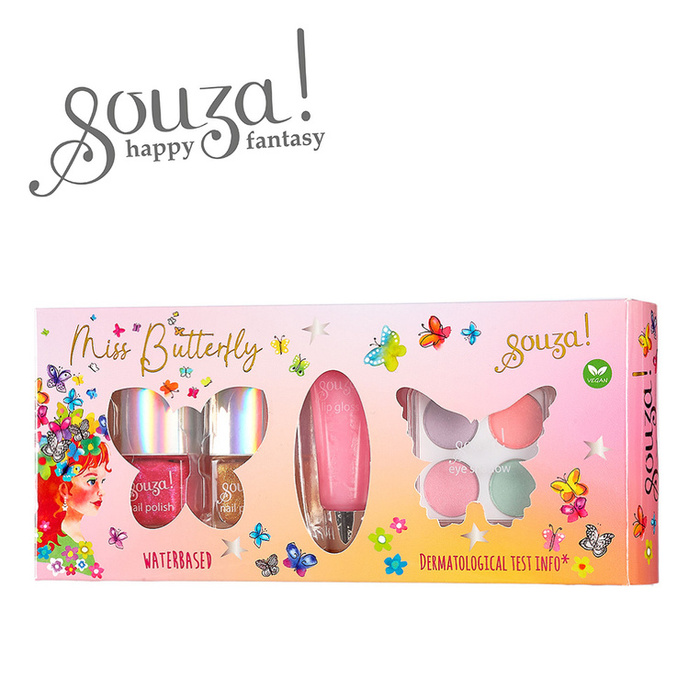 Motyl Kosmetyki do makijażu dla dzieci zestaw 7 el. Souza!