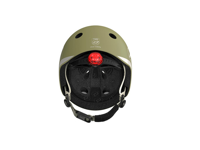 SCOOTANDRIDE Kask XXS-S dla dzieci 1-5 lat Olive