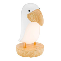 Lampka dla dzieci z głośnikiem biała Maskonur Rabbit & Friends