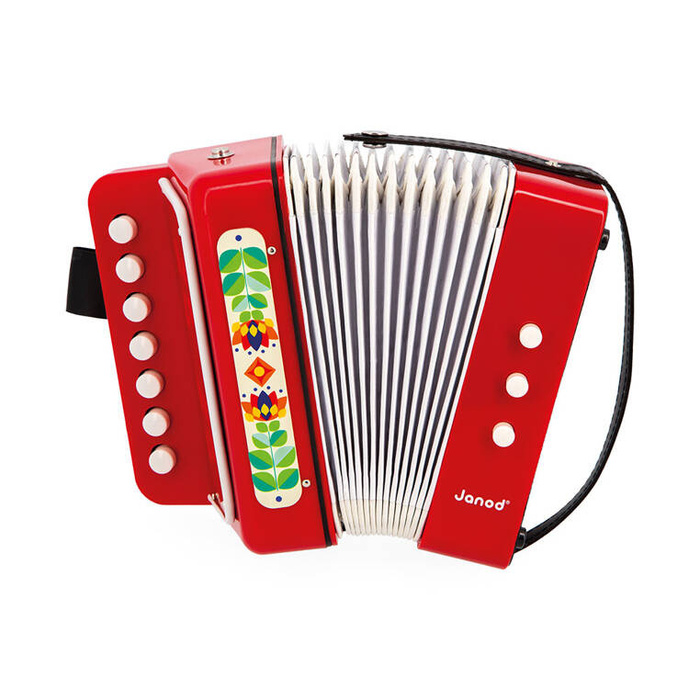 Dziecięcy akordeon Gioia pierwszy instrument muzyczny Janod