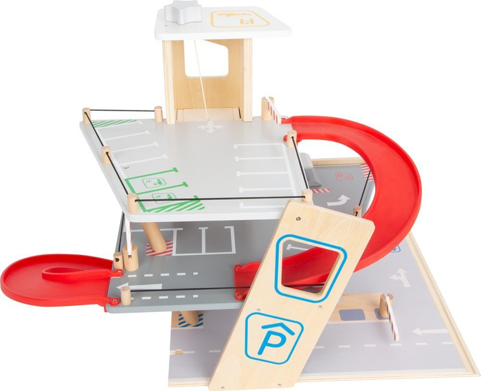Parking garaż premium Car z stacją benzynową i elektryczną Small Foot