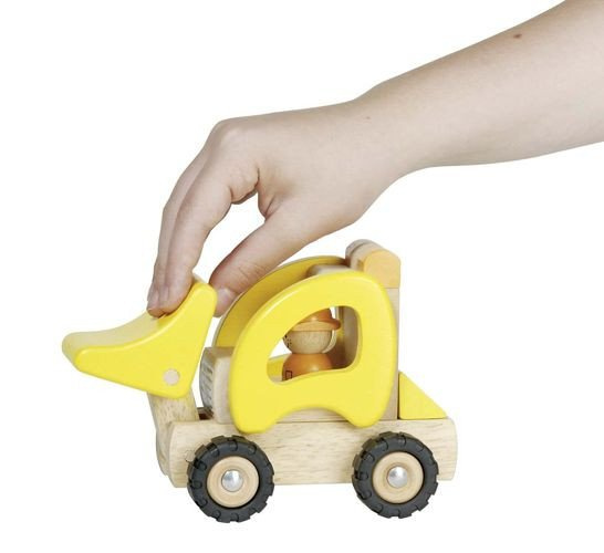 Drewniana ładowarka kołowa