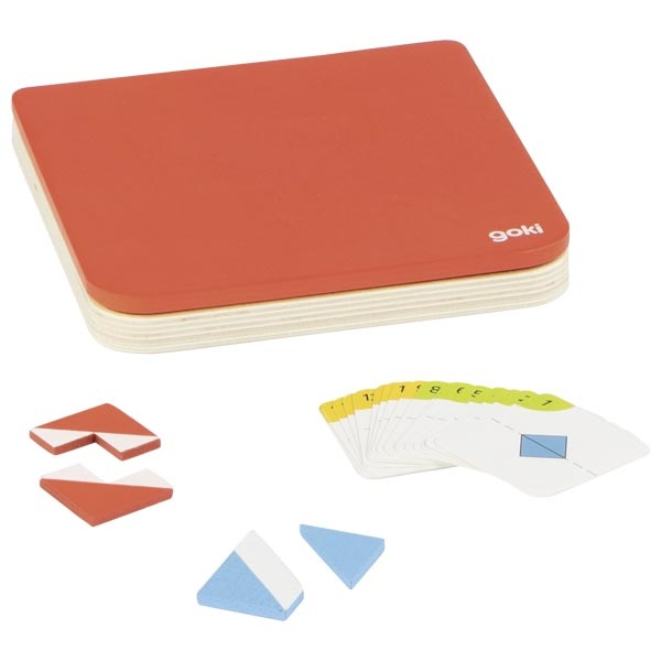 Układanka logiczna dla dzieci Symetrie odbicia lustrzane Goki