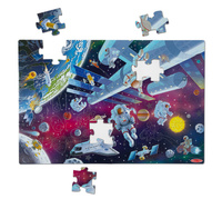 Puzzle podłogowe z efektem fluorescencyjnym 48 el. Kosmos Melissa & Doug