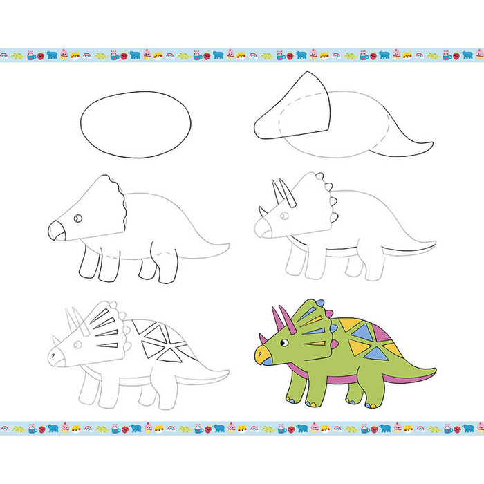 Zestaw kreatywny dla dzieci Rysowanie krok po kroku z brokatowymi markerami 20 rysunków i kolorowanek Janod