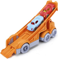 Ciężarówka zjeżdżalnia dla autek Green Toys zestaw z samochodami