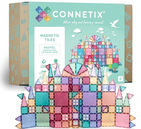 Klocki magnetyczne dla dzieci Pastel Creative Pack 120 el. Connetix