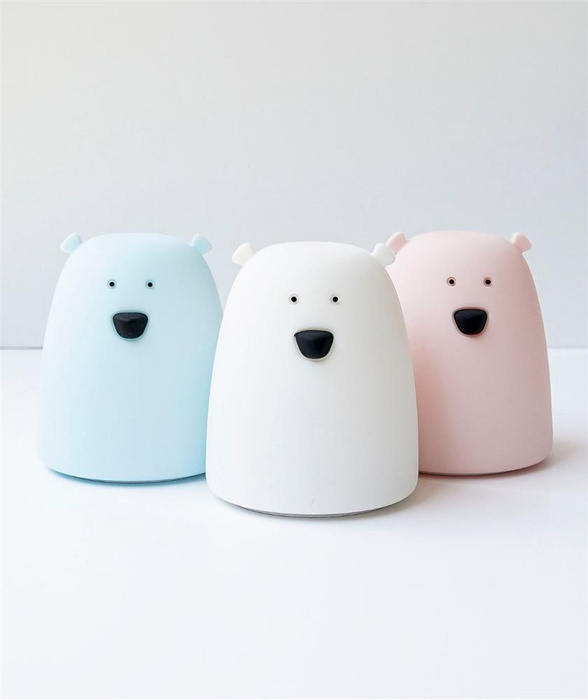 Lampka dla dzieci Miś Mały różowy Rabbit & Friends