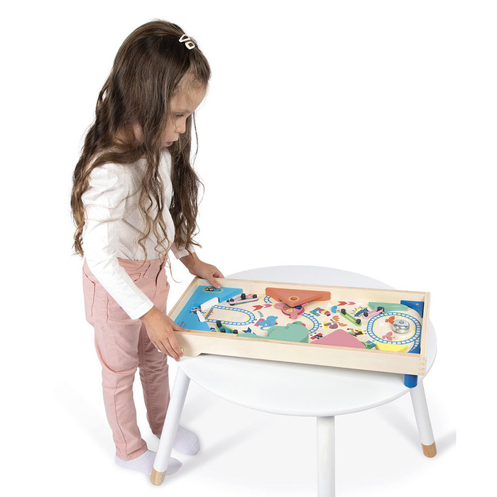 Pinball drewniana gra zręcznościowa Applepop Janod