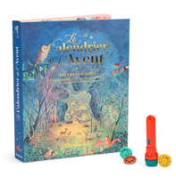 Bajkowy Kalendarz adwentowy latarka projektor La Grande Famille Moulin Roty