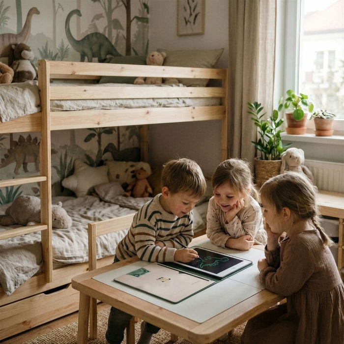 KidBook Tablet graficzny do rysowania dla dzieci Dino Kidinex