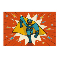 Zestaw artystyczny do tworzenia zaproszeń Superbohater Djeco