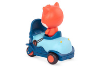 Zestaw 3 miękkich mini samochodzików sensorycznych światło i dźwięk Light Up Cars B.toys