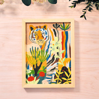 Djeco Atelier Grands Augustins Zestaw artystyczny dla dorosłych Atelier 22 Tygrys w zaroślach