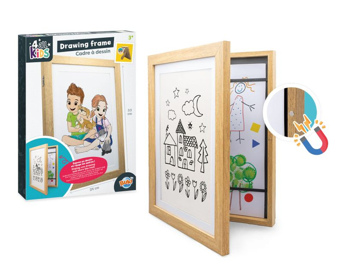 Ramka na obrazki dziecka otwierana 50 rysunków Buki
