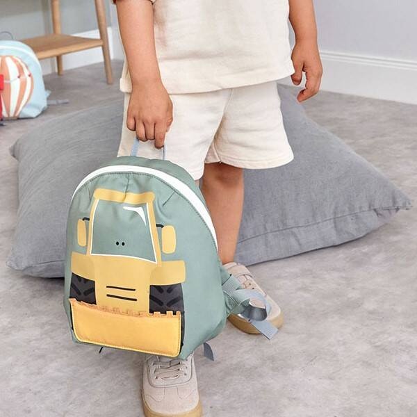 Plecak mini Tiny Drivers Spychacz Lassig