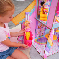 Trzypiętrowy domek dla lalek z drewna Candy Castle KidKraft