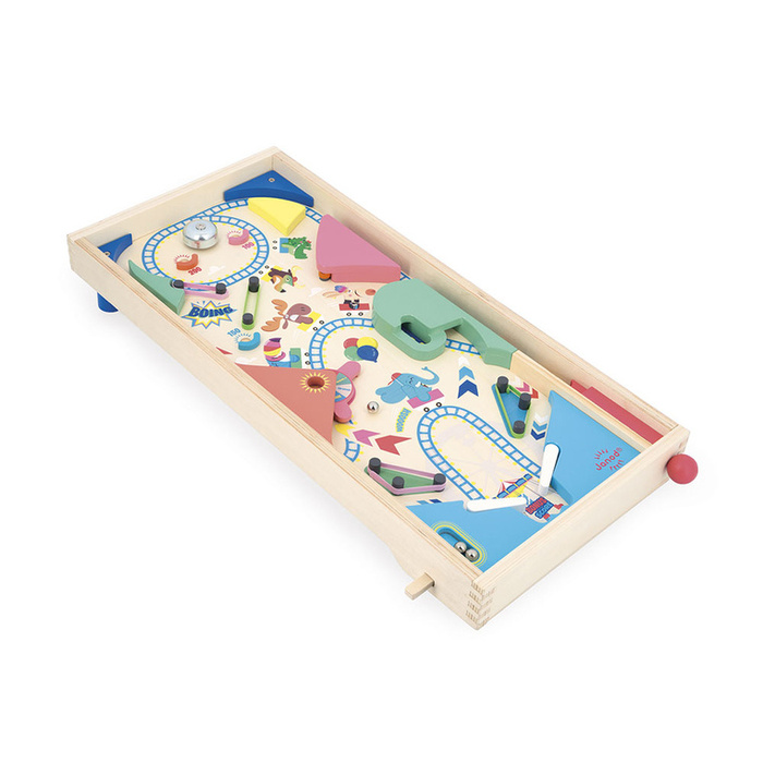 Pinball drewniana gra zręcznościowa Applepop Janod