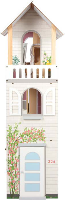 Nowoczesna willa drewniany domek dla lalek Small Foot