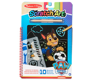 Książeczka ze zdrapywankami Psi Patrol Scratch Art Pad – Chase Melissa and Doug
